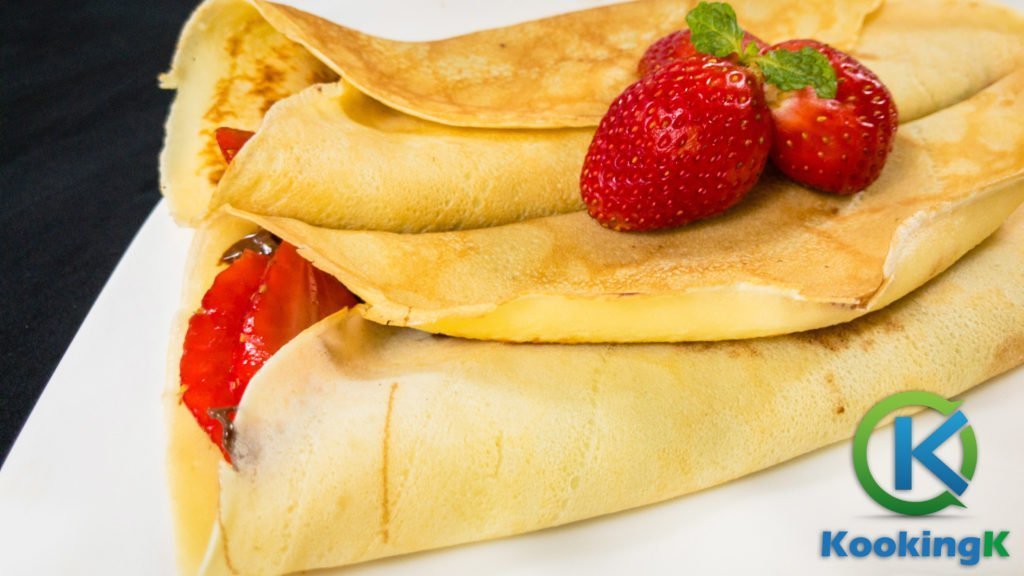Strawberry Crepes - Delicious Breakfast Recipe by KooKingK