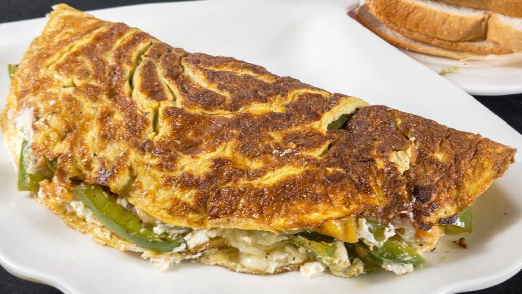 Mushroom Cheese Omelette | Delicious Snack Recipe by KooKingK