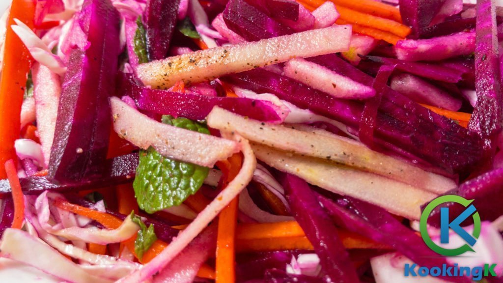 Healthy Beetroot Apple Salad Recipe by KooKingK