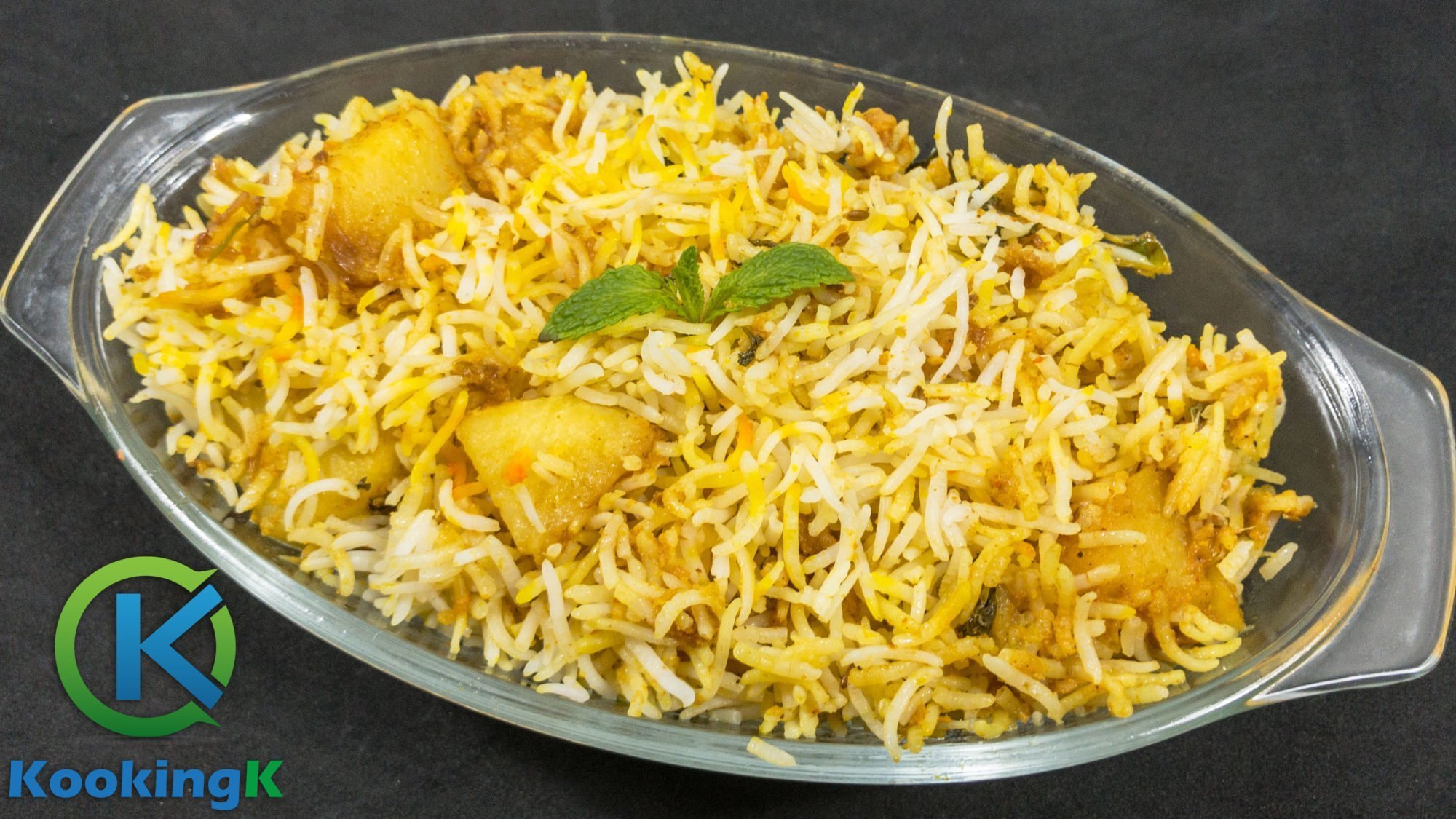 Dum Aloo Biryani Recipe - Veg Biryani Recipe by KooKingK