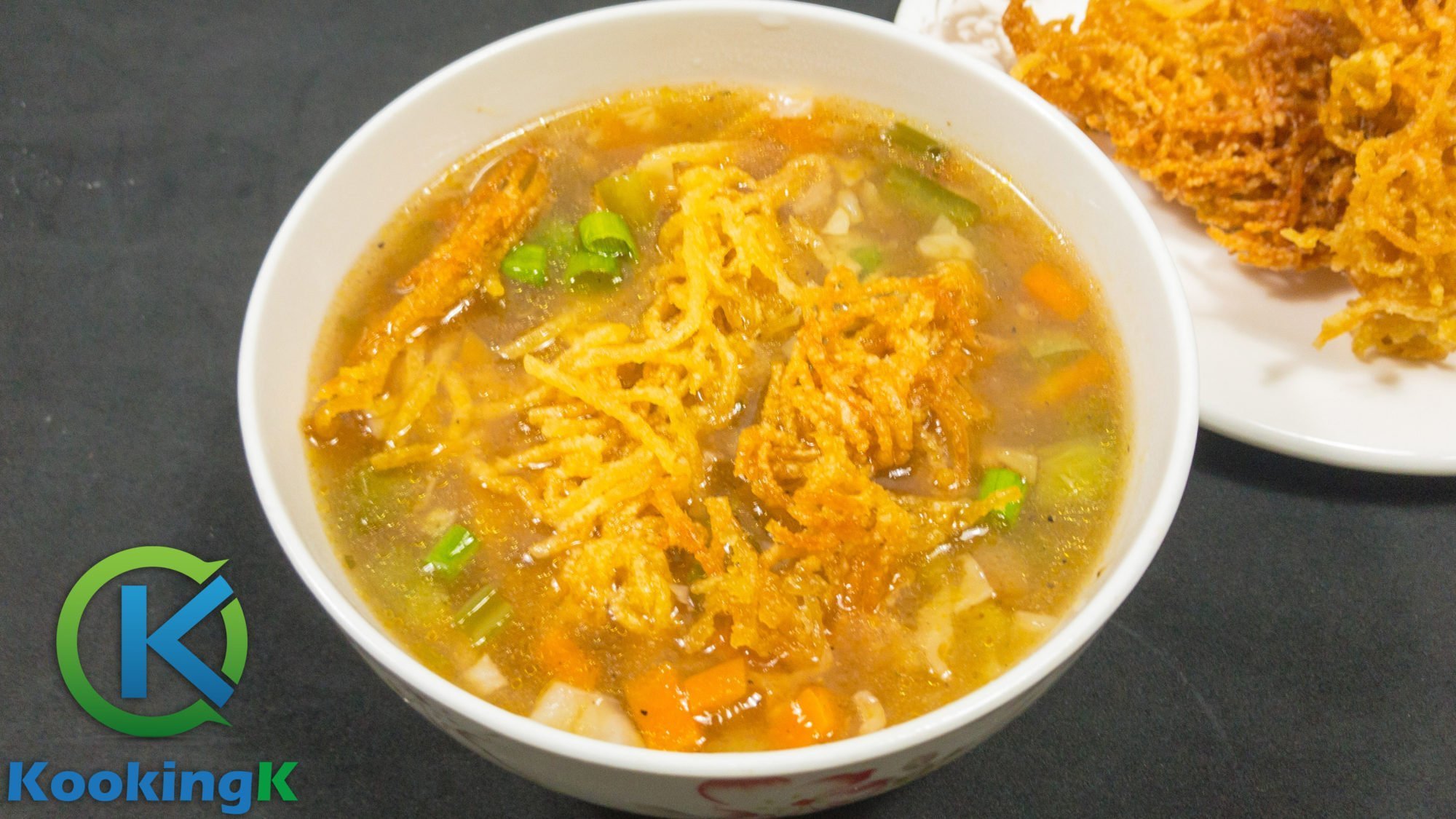 Veg Manchow Soup - Vegetable ManChow Soup Restaurant Recipe by KooKingK