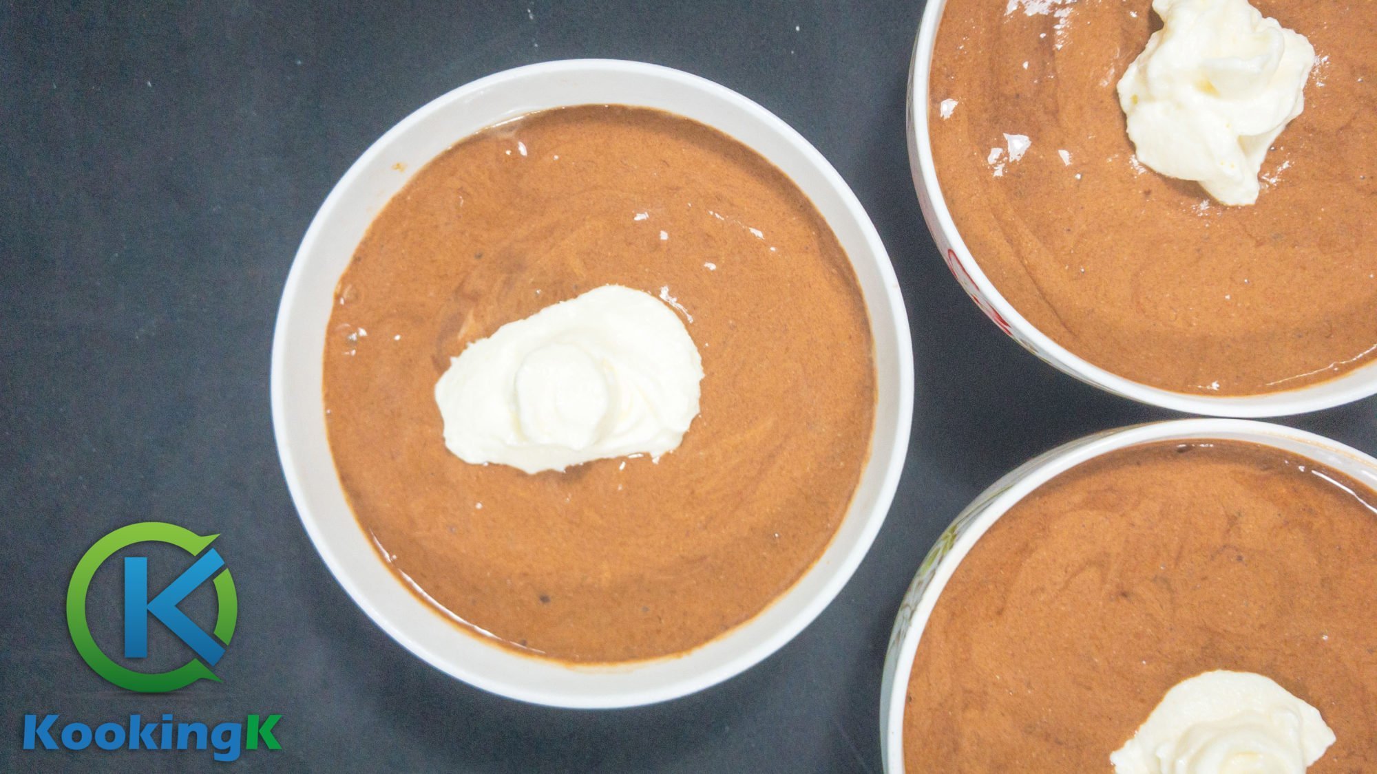 Eggless Banana and Chocolate Mousse Recipe by KooKingK