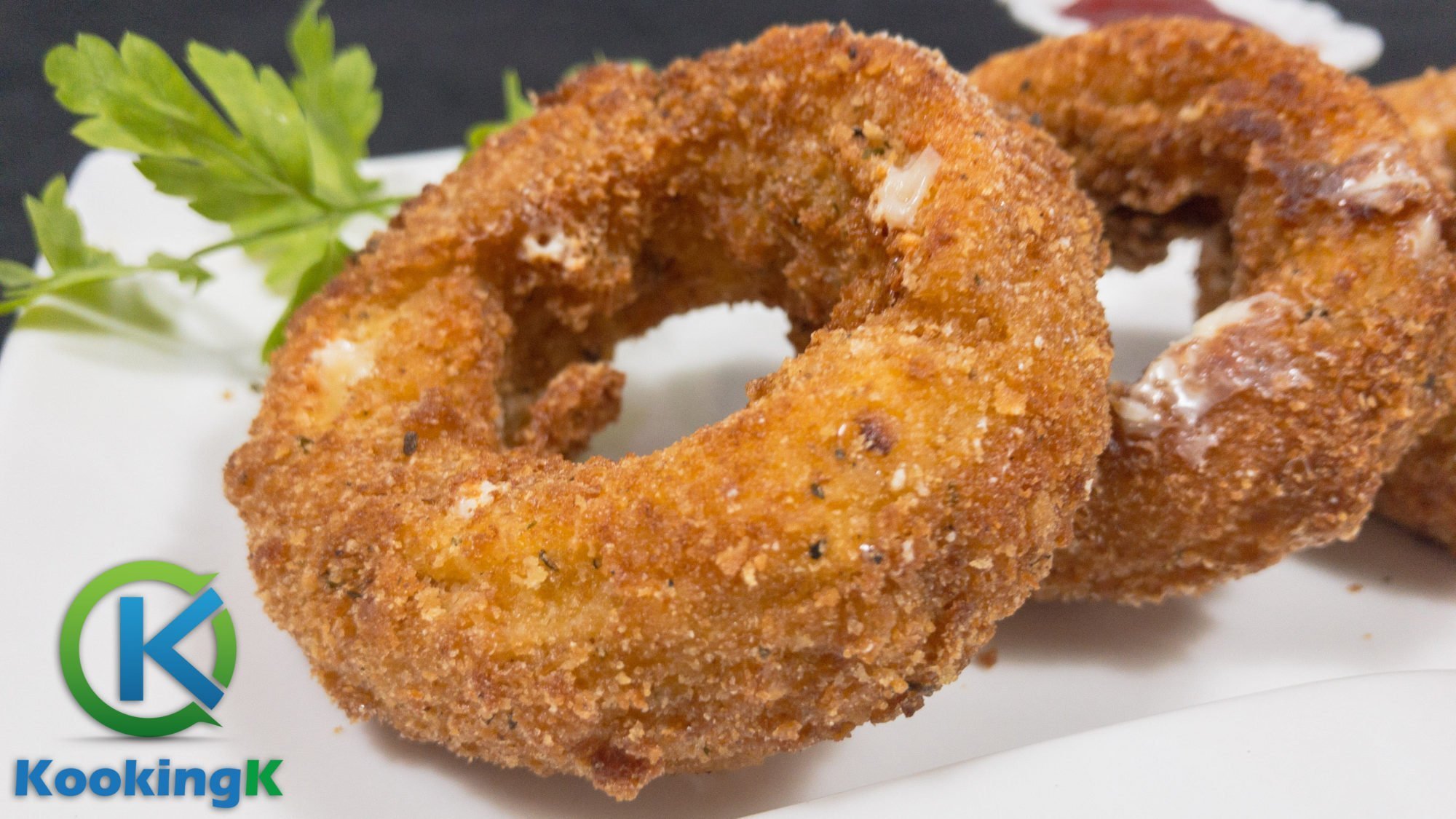 Cheese Onion Rings - Homemade Onion Rings with Cheese Recipe by KooKingK
