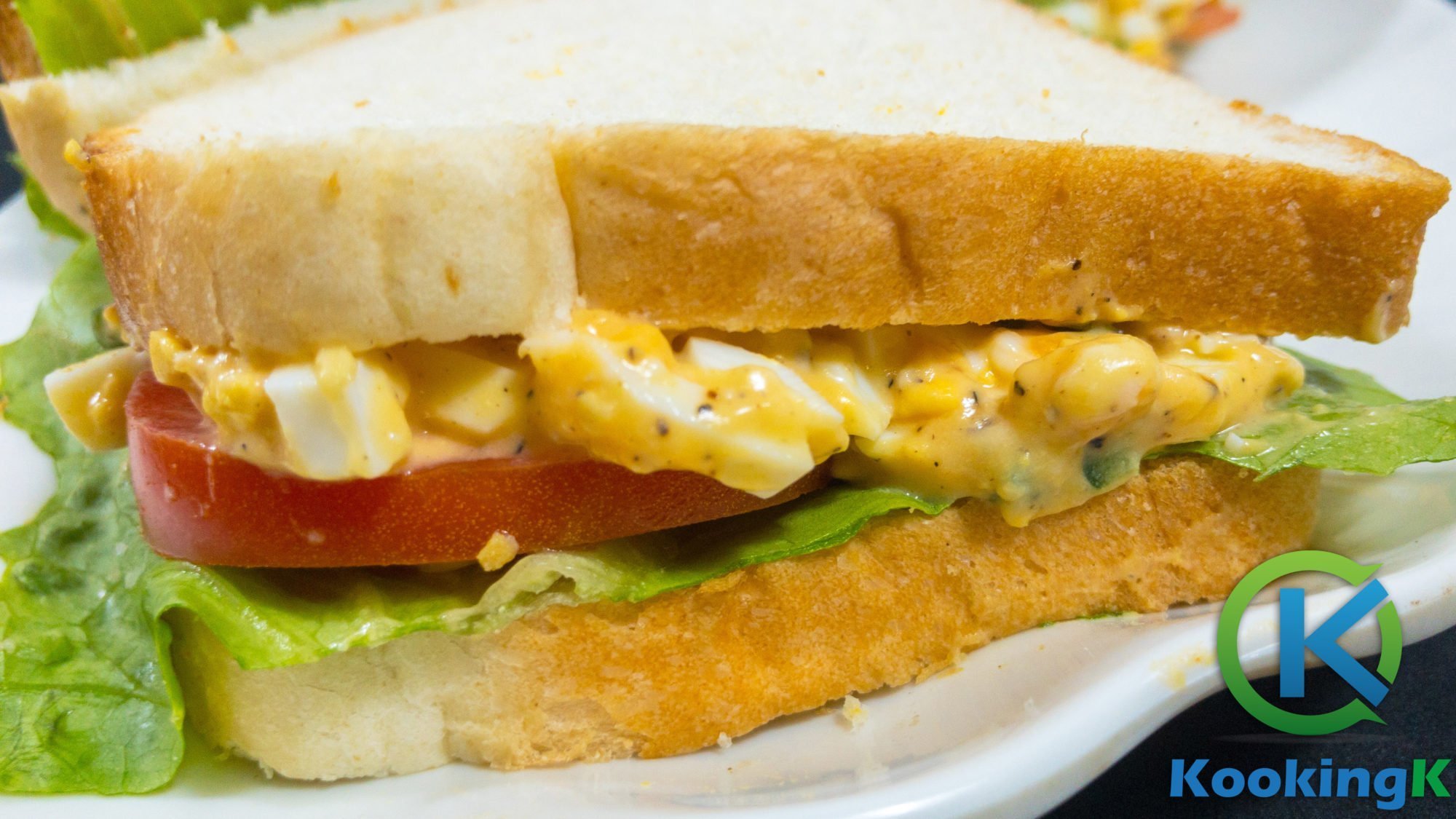 Boiled Egg Sandwich Recipe - Delicious Breakfast by KooKingK