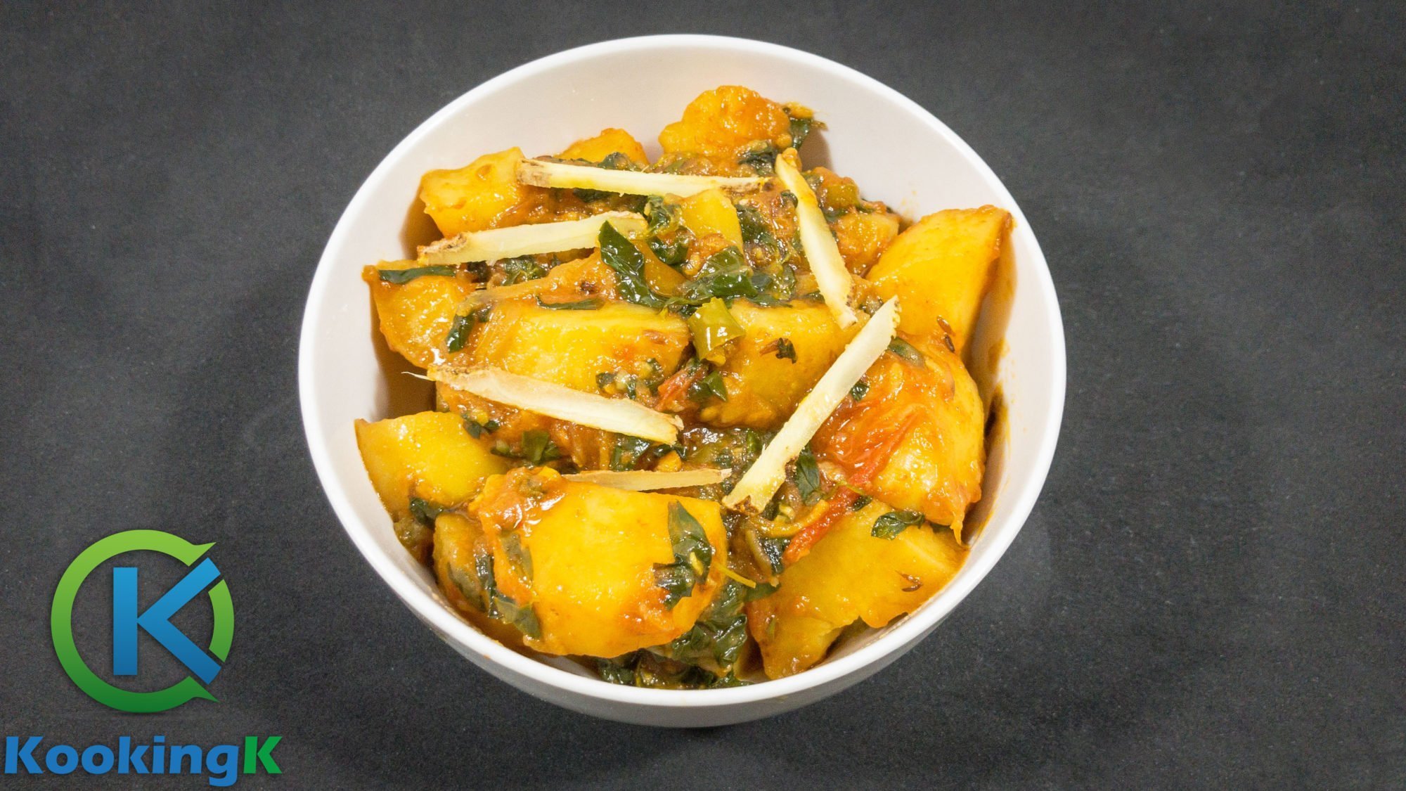 Aloo Methi Recipe - Fenugreek leaves and Potato Recipe by KooKingK