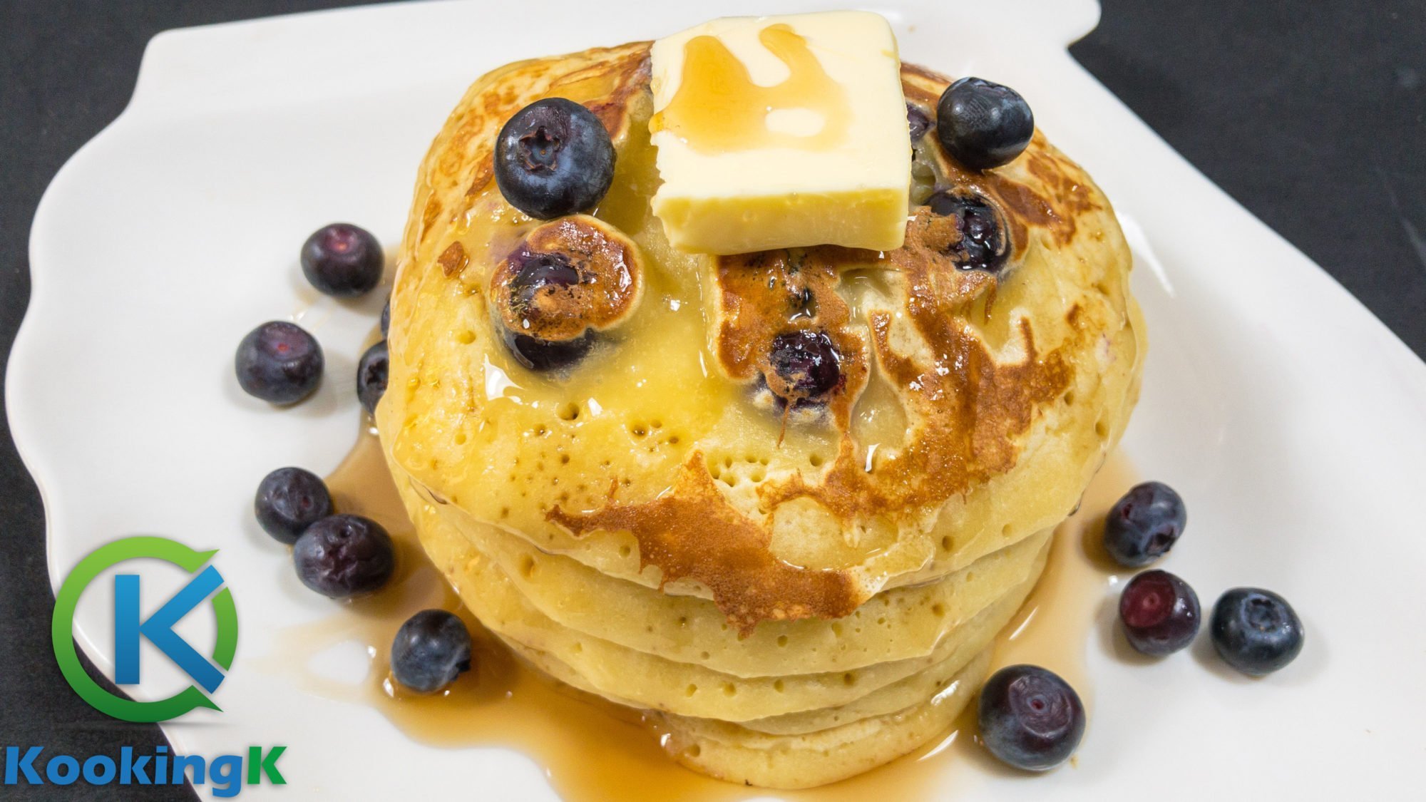 Fluffiest Blueberry Pancakes Recipe by KooKingK