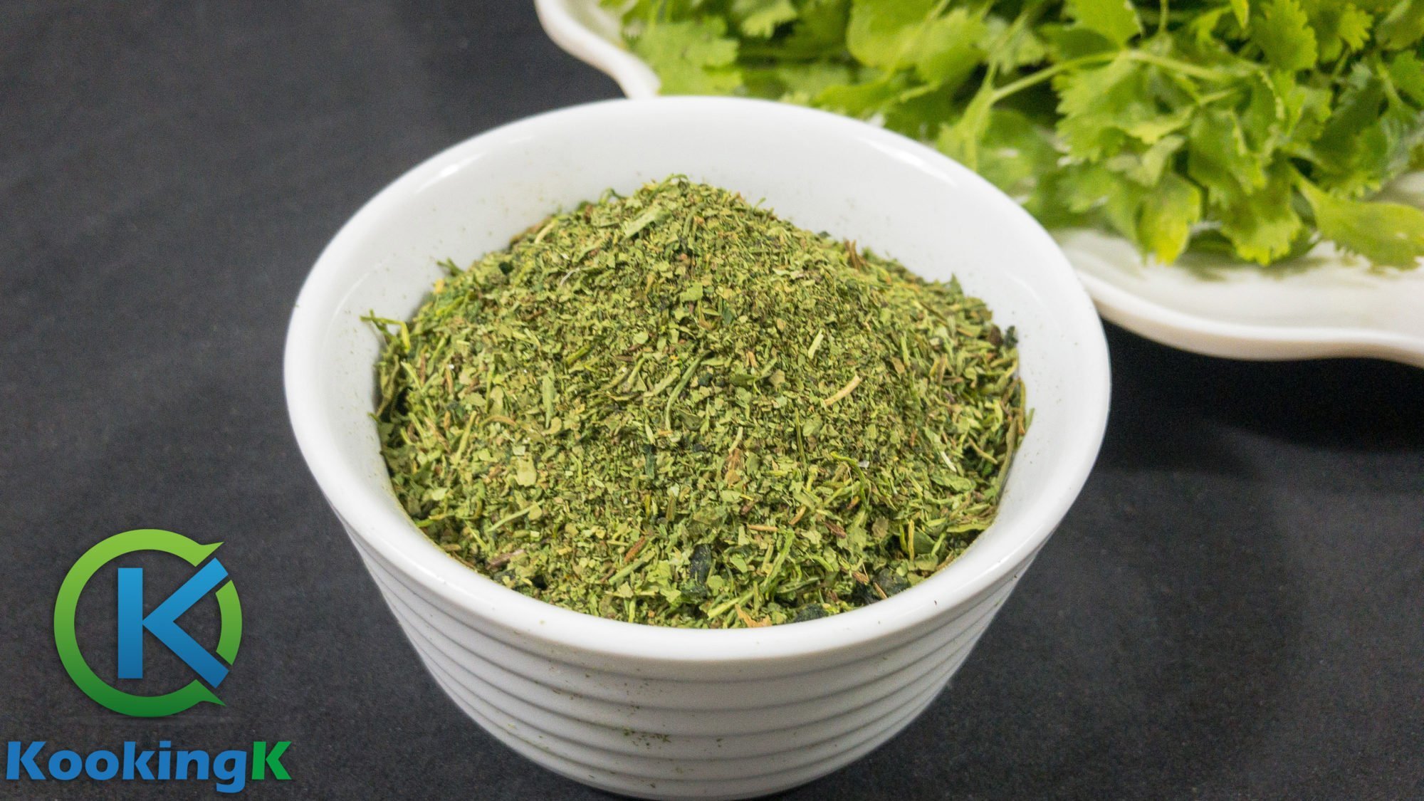 How to Dry Coriander Leaves Recipe by KooKingK