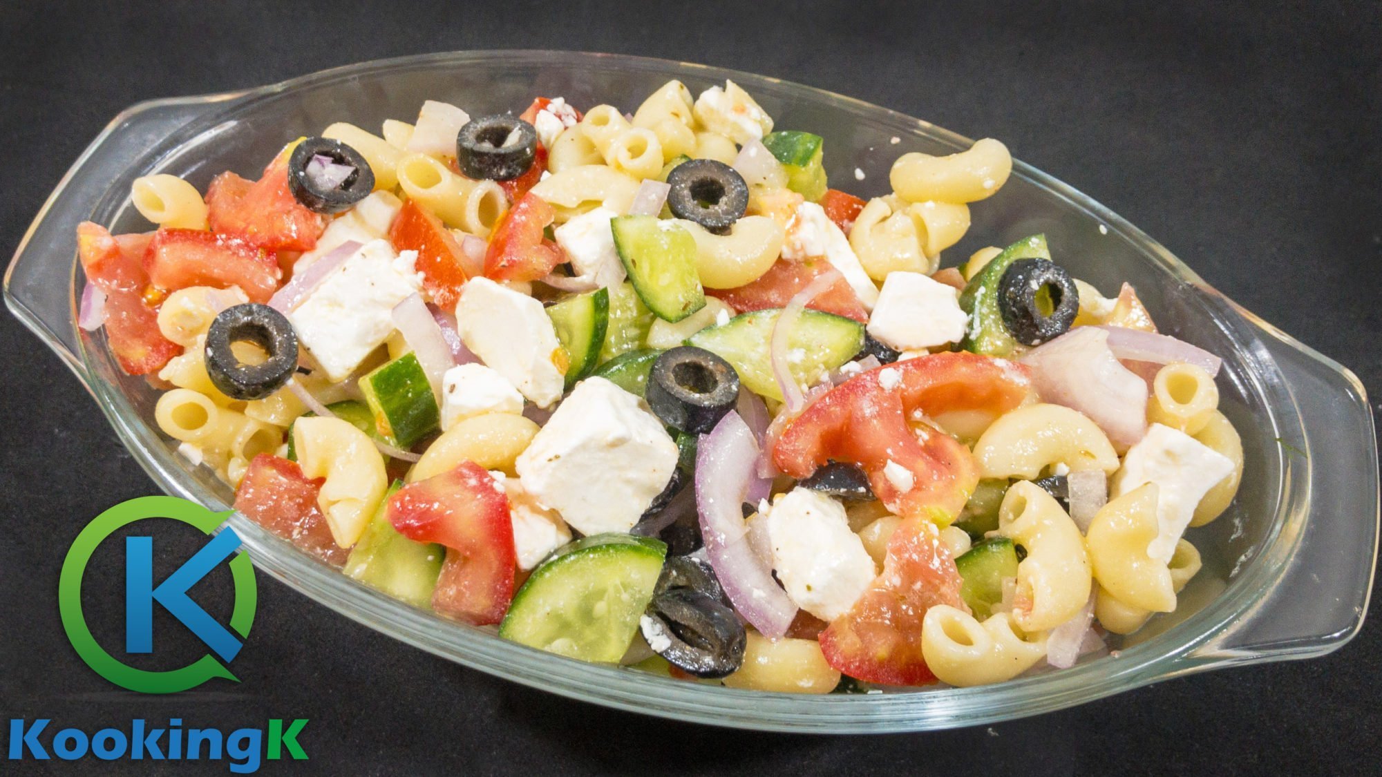 Healthy Greek Pasta Salad by KooKingK
