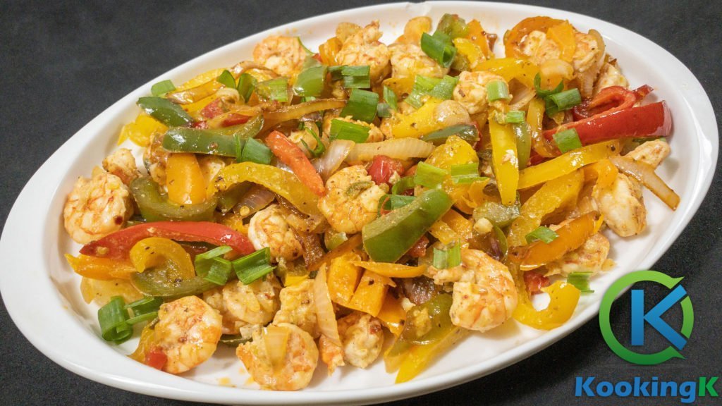 Homemade Shrimp Fajita Recipe - Mexican Seafood Fajita Recipe