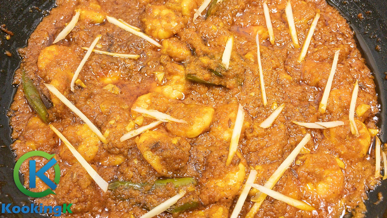 Jhenga Masala - Prawns Kadai - Shrimp Karahi Recipe by KooKingK