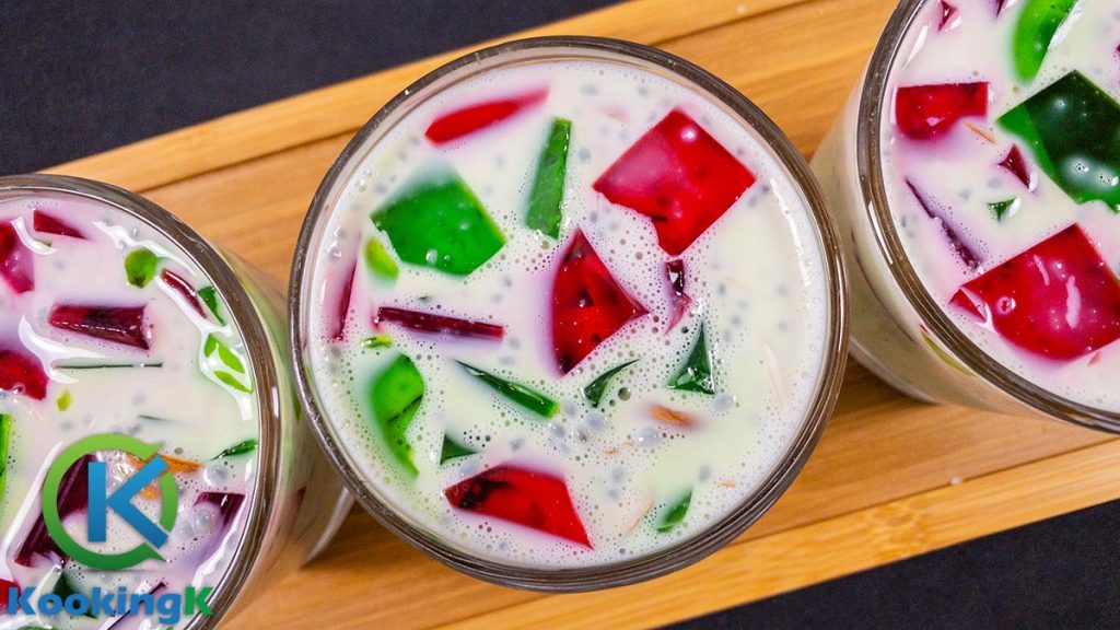 Doodh ka Sharbat Recipe - Muharram Special China Grass Jelly wala Sharbat