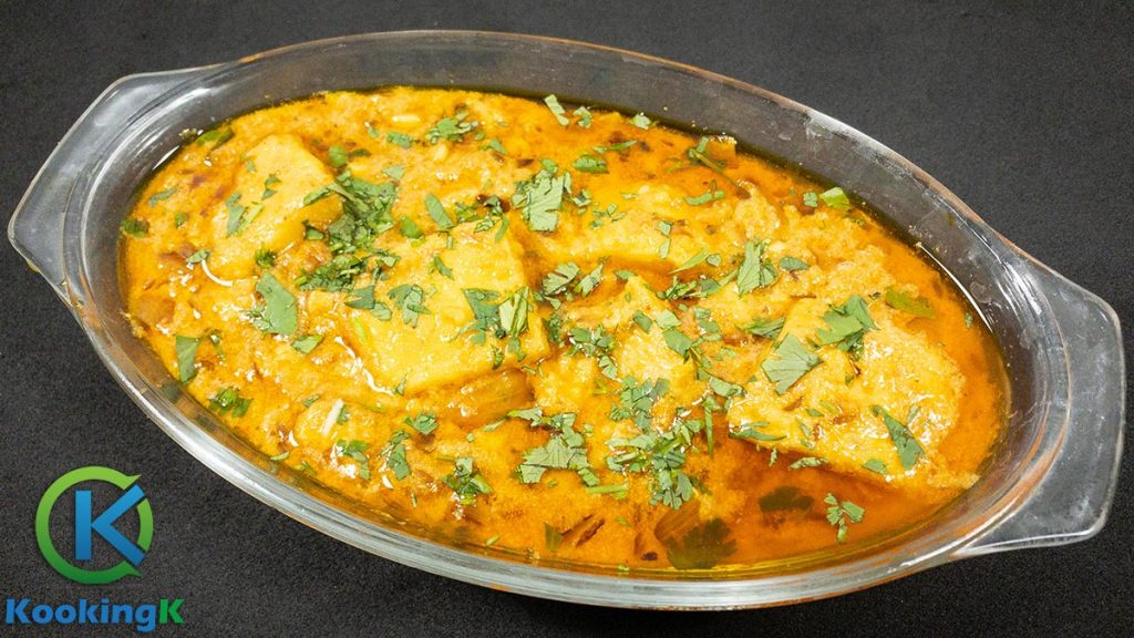 Besan Khandaiyan - Besan Pitor Curry - Patwadi Rassa Recipe