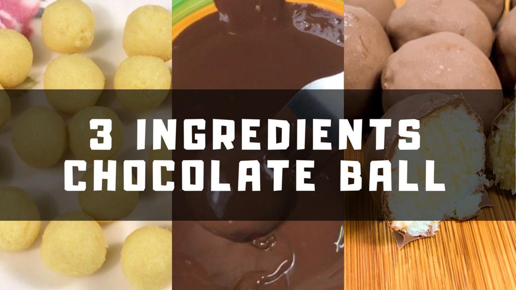 3 ingredient Chocolate Balls Recipe