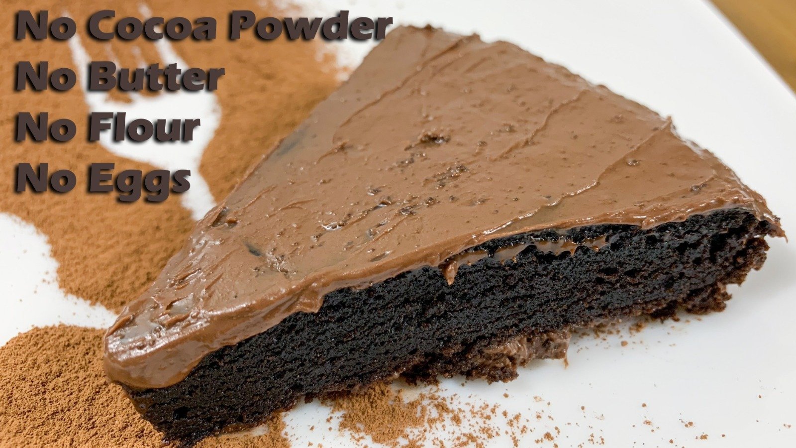 3 ingredient Chocolate Cake Recipe