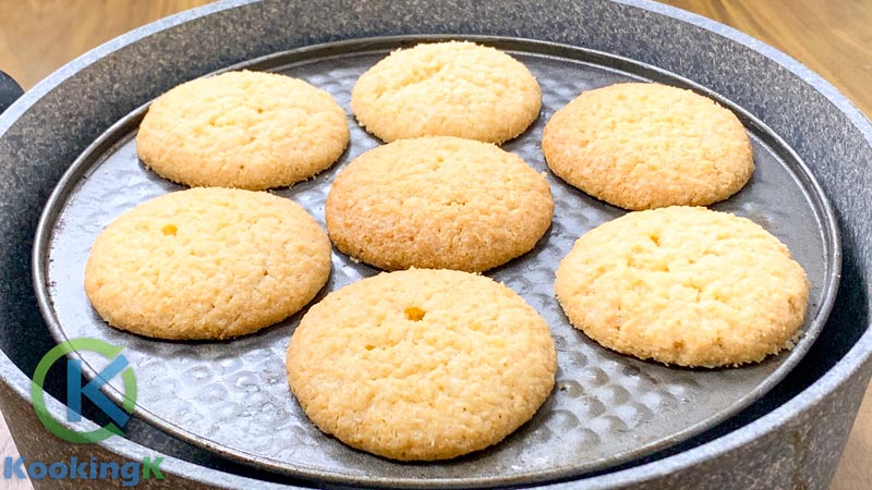 Suji Coconut Biscuits Recipe without Oven