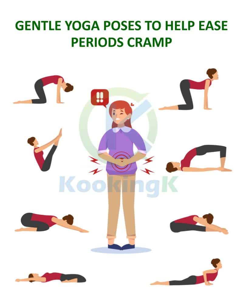 GENTLE YOGA POSES TO HELP EASE PERIODS CRAMP